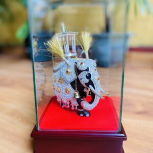 🐘 Silver Elephant Statue 'රිදී අලියා' (Large Elephant)