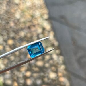 Blue Topaz Stone – 3.90ct (Emerald Cut)